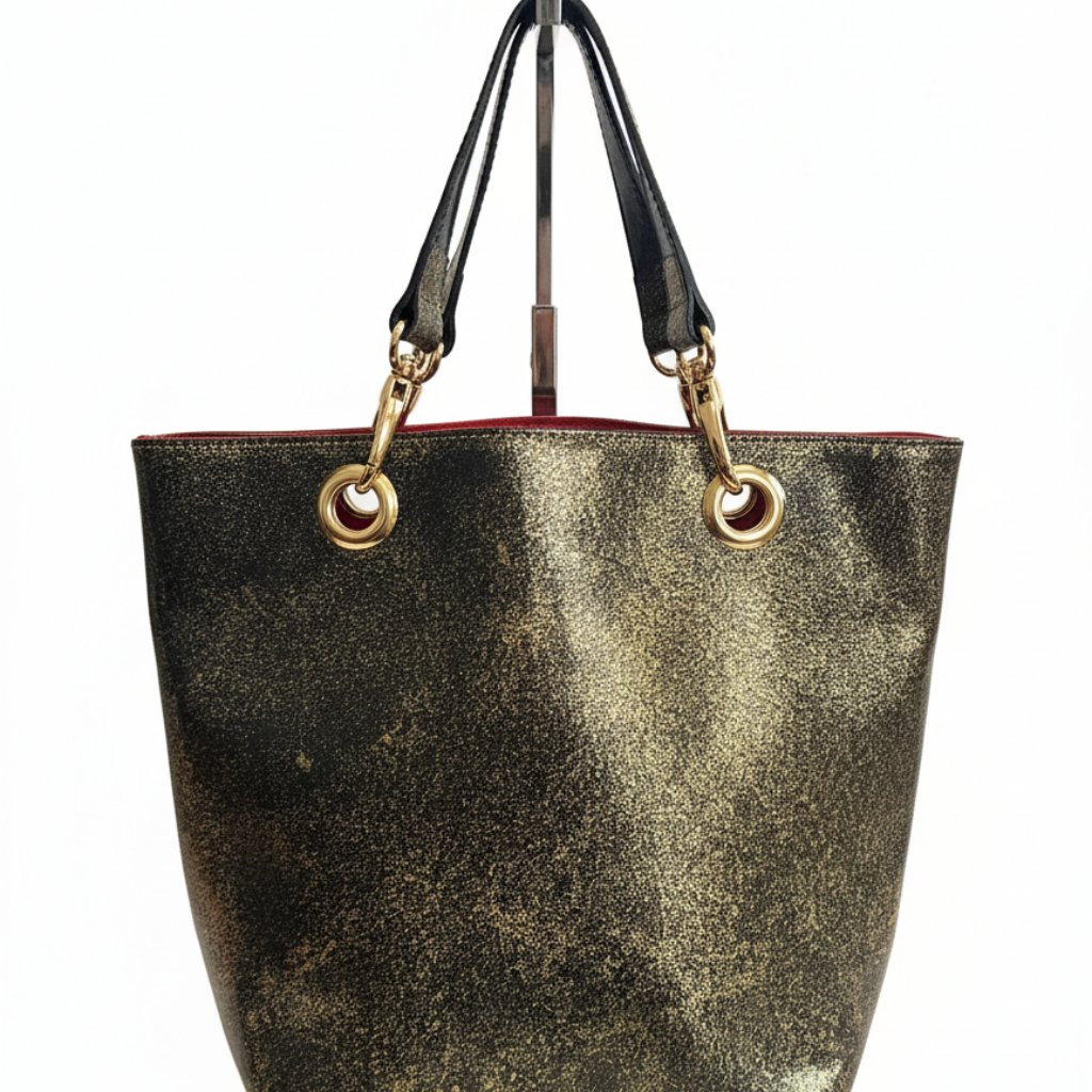 Elegant Black And Gold Tote Bag